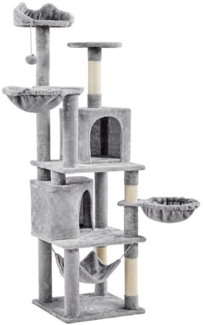 Yaheetech Kratzbaum, XXL Katzenkratzbaum 175 cm deckenhoch