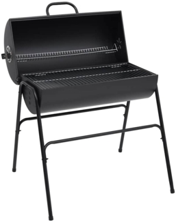 vidaXL Grill mit 2 Grillrosten Schwarz 80x95x90 cm Stahl 313635