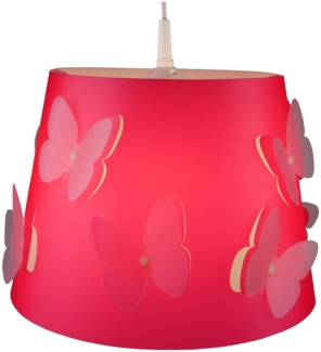 LED Kinderlampe Schmetterling ROSALIE Lampenschirm mit 2 Lagen Lichteffekt