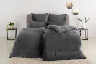 my home Bettwäsche Desner3, Microfaser, 3 teilig, Bettwäsche mit Reißverschluss, Cashmere-Touch, kuschelig & weich