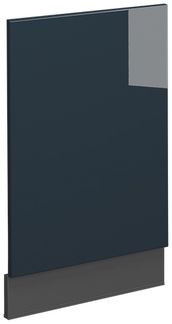 Frontblende Fame-Line Dunkelblau Hochglanz 45 cm ohne Arbeitsplatte Vicco