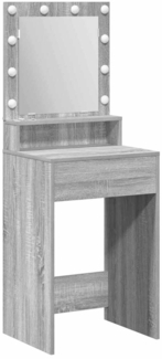 vidaXL Schminktisch Graues Sonoma 50 x 41 x 135 cm Holzwerkstoff 865123