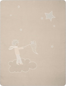 Babydecke Babydecke Little Prince, Biederlack, Babydecke Little Prince, er kleine Prinz auf einer Wolke