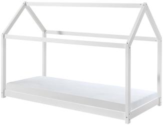 Vipack Hausbett Liegefläche 90x200 cm weiß