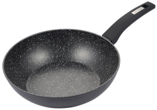 Schäfer Profi Wok Ø 28cm Gastronomie Antihaftbeschichtung Wokpfanne Boden Marble Black