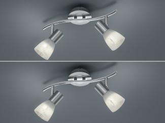 TRIO Leuchten LED Deckenstrahler, LED wechselbar, Warmweiß, Decken-lampe Designklassiker über-n Esstisch & Treppenhaus Breite 33cm