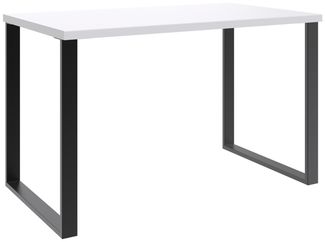 Home Desk Schreibtisch weiß Holzwerkstoff 70cm x 120cm x 75cm