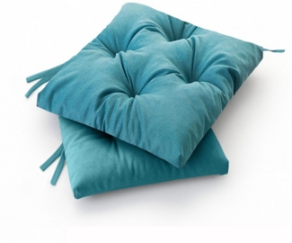 Bjird Stuhlkissen 45x45 cm - Wasserdichtes Gartenkissen für Stühle & Sessel, Wetterfest & Pflegeleicht - Dickes Sitzkissen 6 cm - Outdoor geeignet
