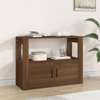 vidaXL Sideboard Braun Eichen-Optik 80x30x60 cm Holzwerkstoff 819459