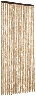 vidaXL Insektenschutz-Vorhang Beige 56x200 cm Chenille 315135