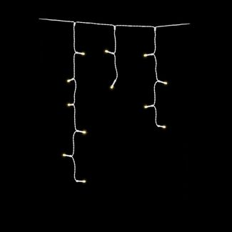 my home LED-Lichterkette Livva in 6, 12 und 24 m Kettenlänge, 480-flammig, LED-Eisregen Lichterkette, warmweißes Licht, Timer, + 3 m Zuleitung