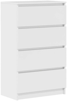 Kommode, weiß Hochglanz, 60×35×98,5 cm