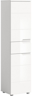 INOSIGN Midischrank CAPRI, Höhe 151cm, 2 Türen mit Soft-Close-Funktion, 1 Schubkasten Mehrzweckschrank, Universalschrank, Badschrank, Badhochschrank
