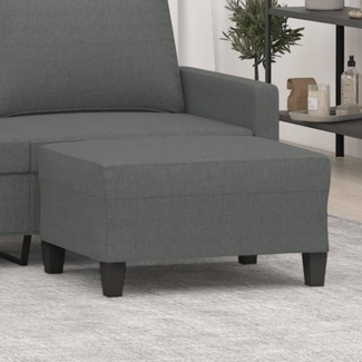 vidaXL Fußhocker Dunkelgrau 70x55x41 cm Stoff 349348