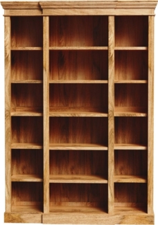 Bücherregal Guru 140x200x45 aus Mangoholz