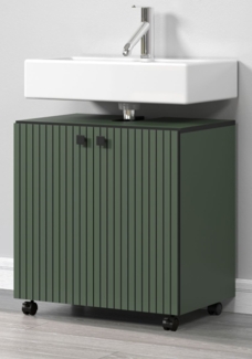 Waschbeckenunterschrank Bliss in grün 60 cm