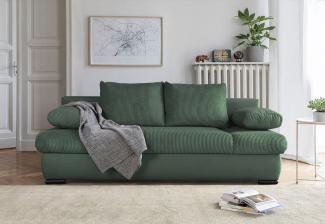 COLLECTION AB Schlafsofa 30 Jahre Jubiläums-Modell Chicago, mit Bettfunktion und Bettkasten, im Cord-Samt Mix