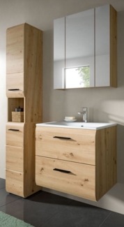 Badmöbel Set Cover in Eiche 3-teilig 105 cm