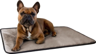 Aspero Hundematte Hundedecke Lund, 50 % Baumwolle, 50 % Polyester, Weiche hautfreundliche Tierdecke