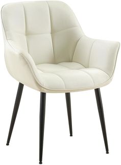 CLP Esszimmerstuhl Roseville Gesteppt,creme Stoff