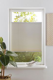 OTTO home Plissee LAHOLM, Lichtschutz, ohne Bohren, verspannt, Klemmfix, Fixmaß, Bestseller mit über 3500 4,5-Sterne-Bewertungen, Klemmträger