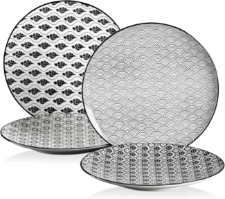 Vancasso Haruka Dessertteller 4-tlg. Set Porzellan Ø 21,5 cm Kuchenteller
