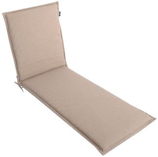 LILENO HOME Liegenauflage perfekt für Strandliegen, Sonnenliege Auflage, Gartenliege Auflage, (1er Set), Polsterauflage Taupe, Auflagen für Gartenliegen