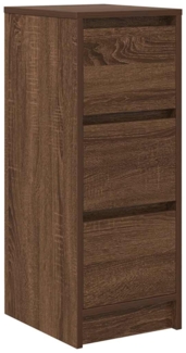 vidaXL Sideboard Braun Eichen-Optik 29,5x34x76 cm Holzwerkstoff 861640