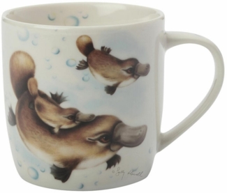 Maxwell & Williams DX0458 SALLY HOWELL Becher in Dose Platypus (Schnabeltier), Porzellan