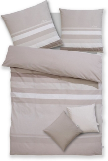 s.Oliver Bettwäsche Fenja in Gr. 135x200 oder 155x220 cm, Renforcé, 2 teilig, gestreifte Bettwäsche, mit GRATIS-Zugabe: 2x Kissenhüllen