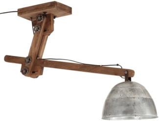 vidaXL Deckenleuchte 25 W Vintage Silbern 105x30x65-108 cm E27 371921