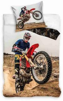 Carbotex Bettwäsche Motocross Bettwäsche 135 x 200 cm