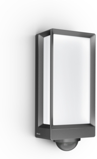 Steinel 'L 42 SC' LED-Außenleuchte mit 180°- Bewegungsmelder und Bluetooth, per App einstellbar, 13 W, 3000 K, Aluminium anthrazit, 13,1 x 10,5 x 30,6 cm