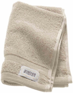 SCHÖNER WOHNEN-Kollektion Gästehandtuch CUDDLY Gästehandtuch, Baumwolle (1-St), 30 x 50 cm in Natur