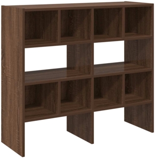 vidaXL Schuhregale 2 Stk. Stapelbar Braun Eichen-Optik 89,5x30x40 cm 858852