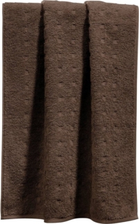 Möve Handtuch Handtuch "Quadretti", Walk-Frottier Uni