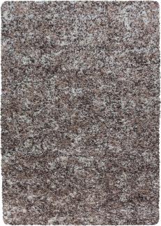 Hochflor Teppich Enrico rechteckig - 160x230 cm - Beige