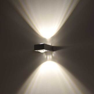 s. luce Beam X moderne Wandleuchte Up & Down eckig
