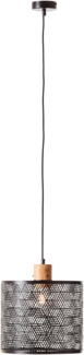 Brilliant AG Leuchten 99395-76 Santy Pendelleuchte schwarz Natur