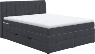 COTTA Boxspringbett Shark inkl. Bettkasten und Topper, erhältlich in den Breiten 140x200 cm, 160x200 cm und 180x200 cm