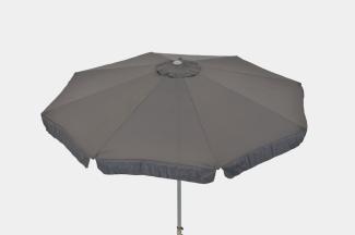 Markschirm, rund 300 cm, grau