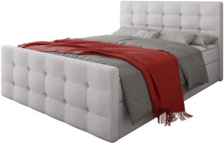Mirjan24 Boxspringbett Ziton 1 , Beige, 180x200 cm