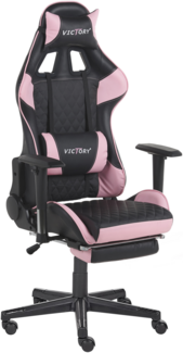 Gaming Stuhl Kunstleder Rosa VICTORY