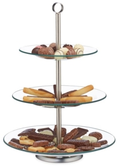 8 x Runde Etagere 3-stufig