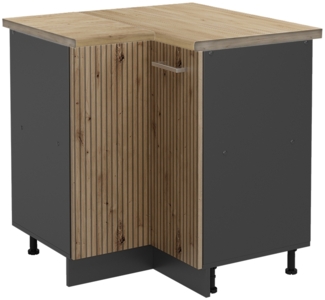 Eckunterschrank R-Line Artisan-Eiche 75.6 cm , AP Eiche Vicco