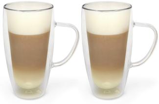 1x2 Bredemeijer Glas 400ml Latte Macchiato doppelwa. 165015 Gläser & Karaffen