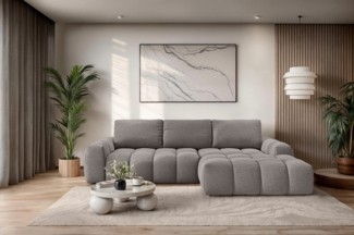 INOSIGN Ecksofa AZITA klein optionale Schlafsofa mit Bettkasten, B/T/H: 270/166,5/84cm, L-Form mit Wellenunterfederung, Bubble-Optik