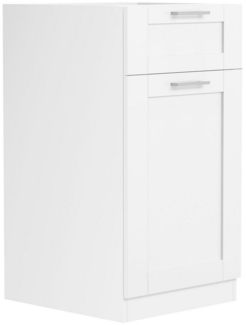 VCM Küchenmöbel Unterschrank Colura 919351 Weiß H. 82 x B. 40 x T. 46 cm