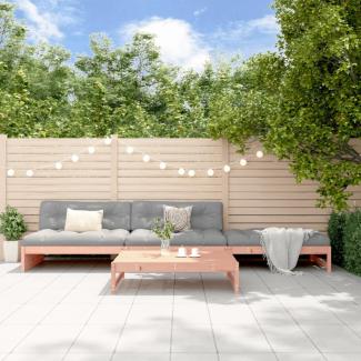 vidaXL 4-tlg. Garten-Lounge-Set mit Kissen Massivholz Douglasie 3186114