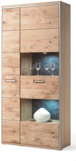 Vitrine Asteiche Bianco massiv 94 cm